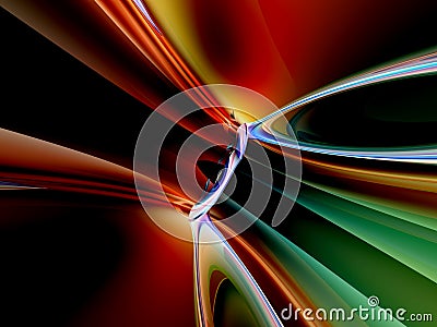 black and green background. 3D BLACK RED GREEN ABSTRACT