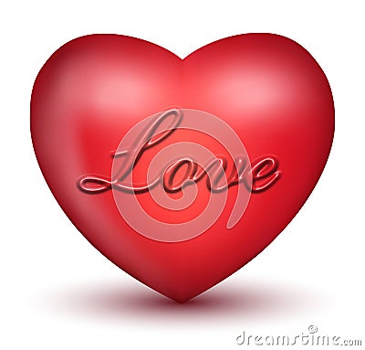 Love Hearts Pictures on 3d Love Heart Royalty Free Stock Images   Image  15926259