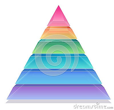Organization Chart Template on Stock Illustration  3d Pyramid Chart  Image  9591869