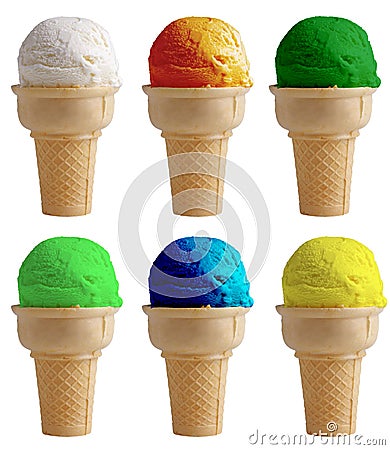 A Lot Ice Cream Royalty Free Stock Image
