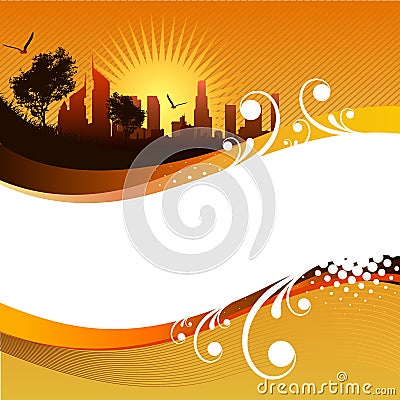 City Background on Stock Image  Abstract City Background  Image  10620011