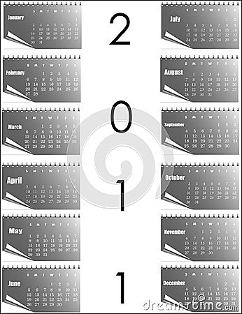 Creative Calendar Design on Stock Photo  Abstract Creative Calendar Design  Image  15831340