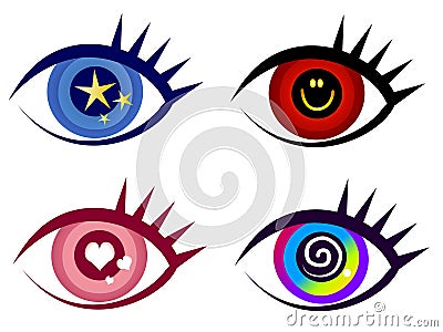 eyes clipart free. ABSTRACT EYE CLIP ART ICONS
