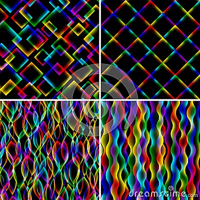 Time Wallpaper  on Abstract Neon Backgrounds Stock Image   Image  22109421