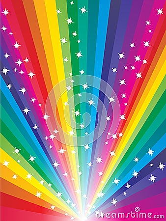 Rainbow Backgrounds on Vector Illustration  Abstract Rainbow Background  Image  10705061