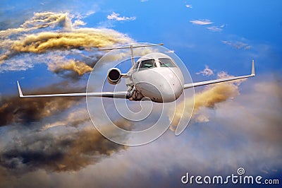 Stock Photo: Airplane in air. Image: 9760340