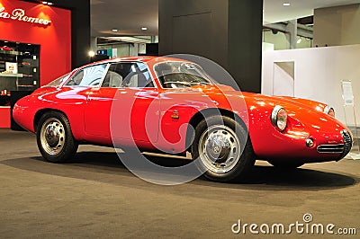 Stock Image: Alfa Romeo Giulietta SZ 'Coda Tronca' 1960. Image 