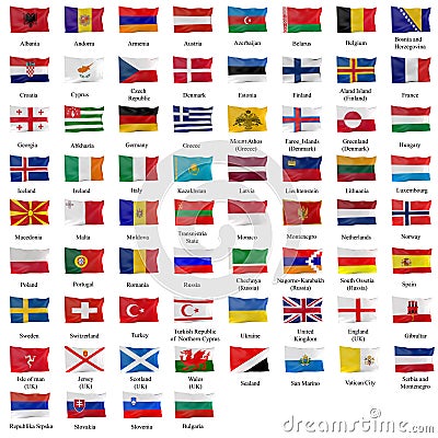 all european flags