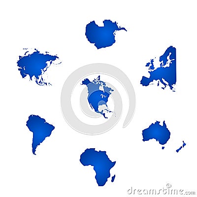 Continents Of The World. CONTINENTS OF THE WORLD