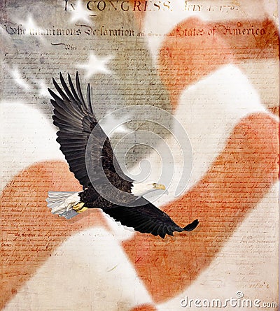 american eagle flying. AMERICAN FLAG, FLYING BALD