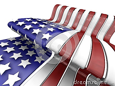 american flag. Royalty Free Stock Photo: American flag