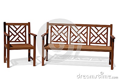 Wood Bench on Home   Royalty Free Stock Photo  Antique Wood Bench