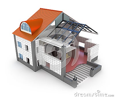 Architecture Home Design on Architecture Plan House Stock Images   Image  18319414