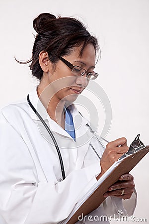 woman at doctor