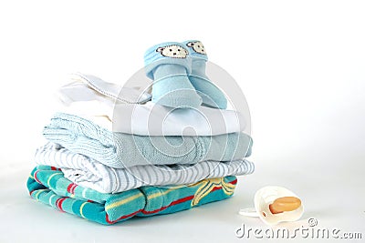 Baby Clothes Boys on Home Royalty Free Stock Images Baby Boy 