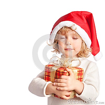 Baby Christmas Gifts on Stock Photos  Baby Holding Christmas Gift  Image  21206693