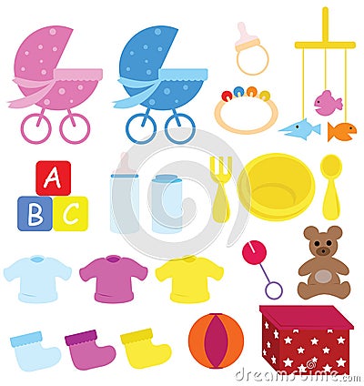 Free Stuff Baby on Royalty Free Stock Image  Baby Items  Image  7703276
