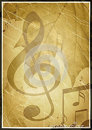 music symbols background. WITH MUSICAL SYMBOLS