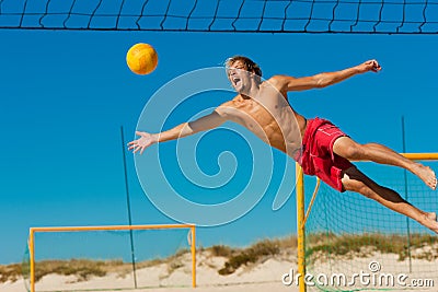 man volleyball