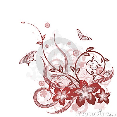 Beautiful Flower Picture on Beautiful Flower Background Motif Royalty Free Stock Photos   Image
