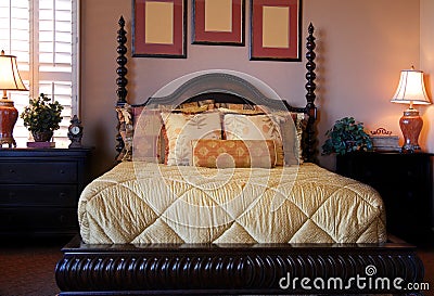 ... Free Stock Photo: Beautiful showcase bedroom interi