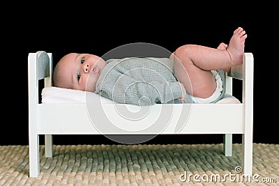 Baby Beds Mini on Big Baby In A Little Bed  Click Image To Zoom