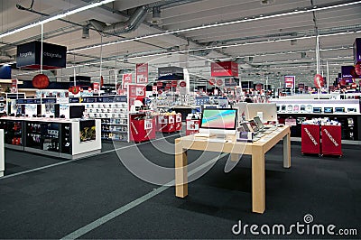 Dreams Store on Stock Image  Big Electronic Retail Store  Image  17458571
