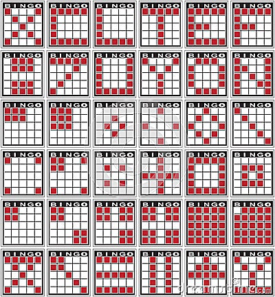 Overview of the different bingo patterns and sites to play