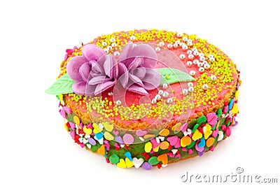 Fancy Birthday Cakes on Birthday Fancy Cake Royalty Free Stock Image   Image  11205186