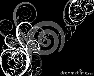 Summer Wallpaper Backgrounds on Black And White Floral Background Royalty Free Stock Photos   Image