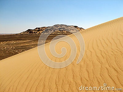 Black Desert in Egypt