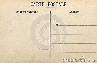 French Postcards on Stock Photography  Blank French Postcard  Image  19970752