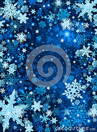 Snow Background on Royalty Free Illustration  Blue Snow Background  Image  11628340