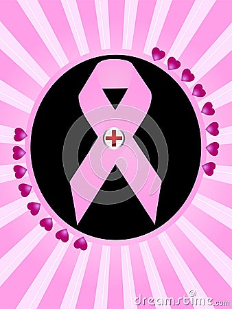 Royalty Free Stock Photography: Breast cancer symbol