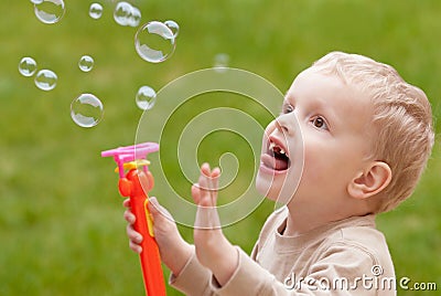 Child With Bubbles