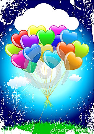 party balloons cartoon. Colourful+alloons+cartoon