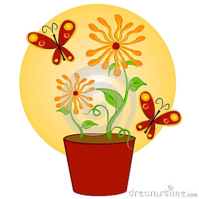 trees and flowers clipart. clip art flowers and