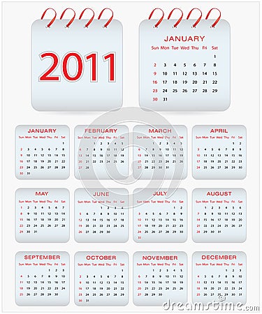 Calender 2011 on Stock Photos  Calendar Design 2011  Image  17342213