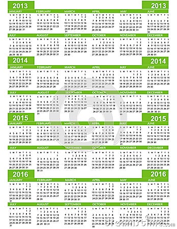 Calendar  Year 2013 on Stock Photography  Calendar  New Year 2013  2014  2015  2016  Image