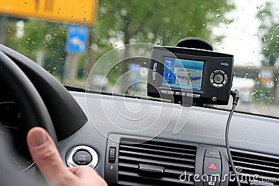 Free  Navigation on Home   Royalty Free Stock Photography  Car Gps  Navigational System