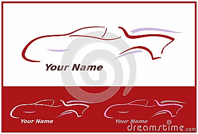 Logo Design  on Vector Illustration  Car Icon In Red For Logo Design  Image  13553505