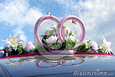 Wedding  Decoration on Car Wedding Decoration  Click Image To Zoom