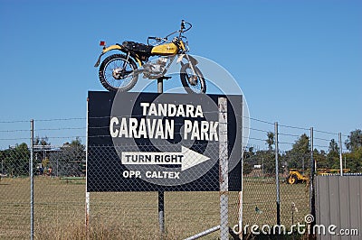 Caravan Road Sign