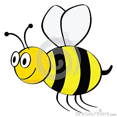 Cartoon Person on Cartoon Bee Stock Images   Image  6593864
