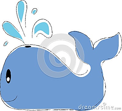 whale cartoon cute. CARTOON BLUE WHALE (click