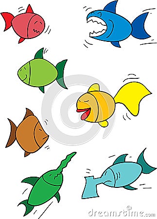 cartoon fish. CARTOON FISH (click image to