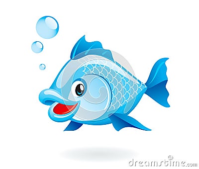 Fish   on Cartoon Fish Stock Photos   Image  16120643