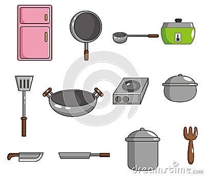 Kitchen Signs on Cartoon Kitchen Tool Icon Royalty Free Stock Photo   Image  17883915