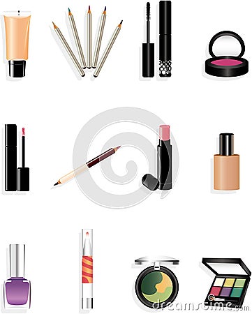  Brush on Cartoon Makeup Royalty Free Stock Image   Image  17422966