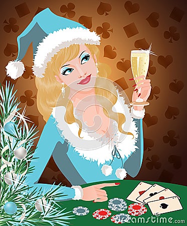 Christmas Poker Cards